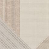 Изображение Плитка Dune Shapes Stripes Mix Linen 25*25 бежева