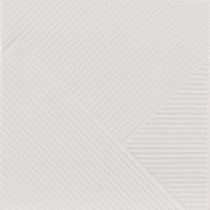 Изображение Плитка Dune Shapes Stripes Mix Glacier 25*25 біла