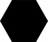 Изображение Плитка Dune Shapes Hexaline Black 21.5*25  чорна