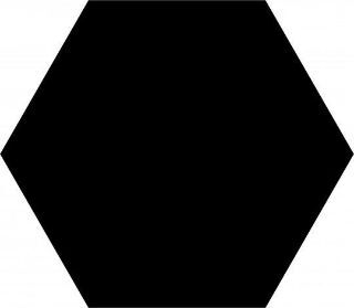 Зображення Плитка Dune Shapes Hexaline Black 21.5*25  чорна