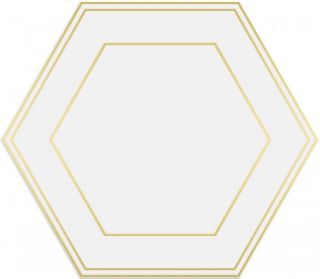 Зображення Плитка Dune Shapes Hexaline Comb White 21.5*25 біла