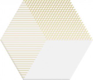 Зображення Плитка Dune Shapes Hexaline Mix White 21.5*25 біла