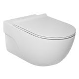 Изображение Підвісний унітаз Roca Meridian Rimless 560х360 мм з сидінням SLIM, Soft Close A34H240000