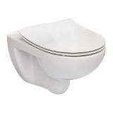 Picture of Підвісний унітаз Roca Victoria Rimless з сидінням SLIM Soft Close A34H398000