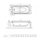 Изображение Ванная Excellent Clesis Lux 1700×750 WAEX.CLL17WH