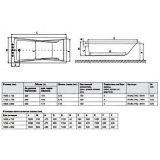 Изображение Ванная Excellent Palace 1700×750 WAEX.PAL17WH