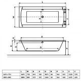 Изображение Ванная Excellent Crown ІІ 1700×750 WAEX.CRO17WH