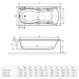 Изображение Ванная Excellent Canyon ІІ 1700×750 WAEX.CNN17WH+RCR