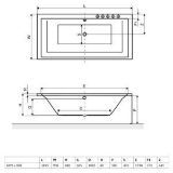 Picture of Ванная Excellent Crown Grand 1900×900 WAEX.CRG19WH