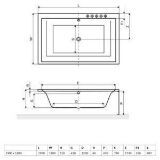 Изображение Ванная Excellent Crown LUX 1900×1200 WAEX.CRO19WH