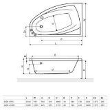 Picture of Ванная Excellent Aquaria Comfort 1600х1000 WAEX.AQP16WH