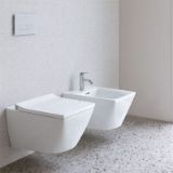 Picture of Унітаз підвісний з кришкою Duravit Viu Rimless, 57x37 (2511090000 0021190000)