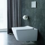 Изображение Унитаз подвесной с крышкой Duravit Viu Rimless, 57x37 (2511090000 0021190000)