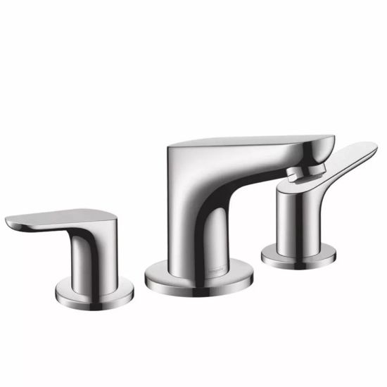 Изображение Смеситель для умывальника Hansgrohe Focus E 100 на 3 отверстия, хром (31937000)