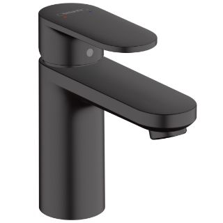 Изображение Смеситель для умывальника Hansgrohe Vernis Blend 100 с донным клапаном pop-up, Matt Black (71551670)