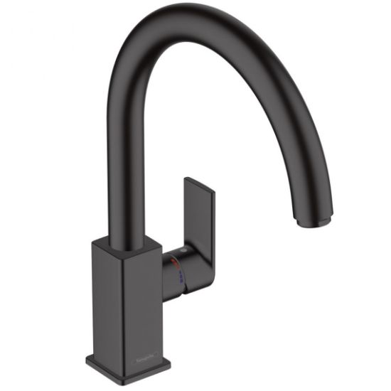 Изображение Смеситель для кухни Hansgrohe Vernis Shape 260, Matt Black (71871670)