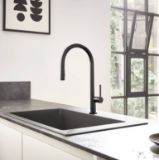 Изображение Смеситель для кухни Hansgrohe Talis M54 210 2jet с вытяжным изливом, нержавеющая сталь (72800800)