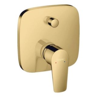 Зображення Змішувач для ванни / душа Hansgrohe Talis E прихованого монтажу Polished Gold Optic, золото (71745990)