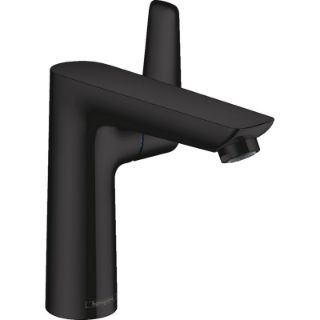 Изображение Смеситель для умывальника Hansgrohe Talis E 150 с донным клапаном, черный матовый (71754670)