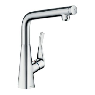 Зображення Змішувач для кухні Hansgrohe Metris Select 320 1jet, хром (14883000)