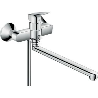 Зображення Змішувач для ванни Hansgrohe Logis з довгим виливом, хром (71402000)