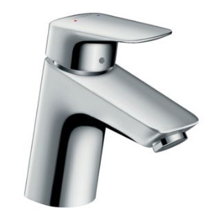 Изображение Смеситель для умывальника Hansgrohe Logis 70 LowFlow с донным клапаном, хром (71078000)