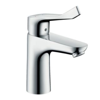 Изображение Смеситель для умывальника Hansgrohe Focus E 100 со сливным гарнитуром, хром (31911000)