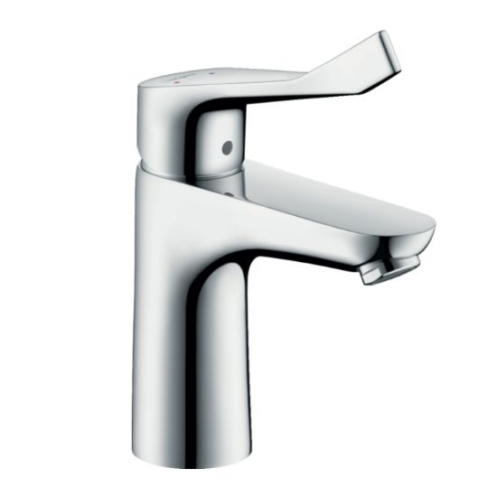 Picture of Змішувач для умивальника Hansgrohe Focus E 100 із зливним гарнітуром, хром (31911000)