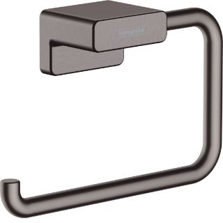 Зображення Тримач туалетного паперу Hansgrohe AddStoris, Brushed Black (41771340)