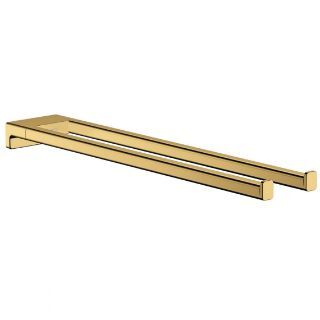 Изображение Полотенцедержатель Hansgrohe AddStoris 44,5 см, двойной, Polished Gold Optic (41770990)