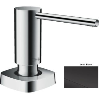 Изображение Дозатор кухонный для моющего Hansgrohe A71, 500 ml, Matt Black (40468670)