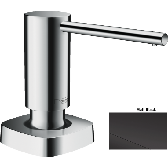 Picture of Дозатор кухонний для миючого Hansgrohe A71, 500 ml, Matt Black (40468670)