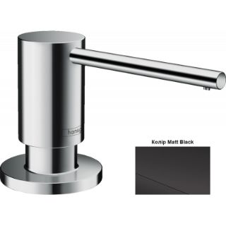 Зображення Дозатор кухонний для миючого Hansgrohe A41, 500 ml, Matt Black (40438670)