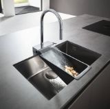 Изображение  Коландер кухонный Hansgrohe F14 мультифункциональный, matt black (40963000)