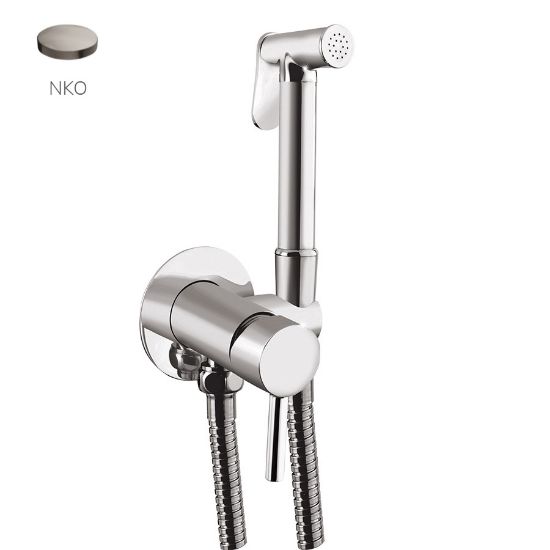 Изображение  Гигиенический душ Giulini Futuro со встроенным смесителем, никель матовый (SH25NKO)
