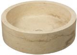 Изображение Умивальник Dune Bowl Travertine 40x40  кремовий