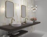 Picture of Умивальник Dune Lavabo Iris Satin 36*36*12 білий з переливчастим ефектом