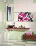 Picture of Плитка Фриз Декор Peronda.L.CNF Lirio/R 10*32  MIX квіти рожево-зелені