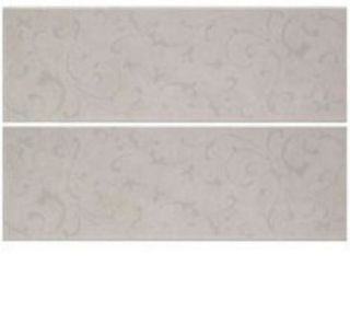 Зображення Плитка панно Dec. Bellini W 2mix 60x90 (2шт) Venier LaFaenza Сваровски венеціанка біла