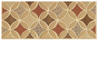 Зображення Плитка підсходинка декор Gres Aragon L CNF Tabica Calanda 12*33 бежева