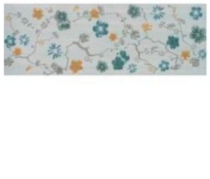 Зображення Плитка декор Azuvi.Dec Ikebana Malibu 15,8*44,1 голуба
