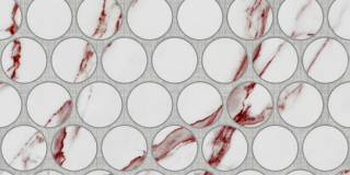 Показати інформацію про Плитка Dune Camila 60*120 біла з червоними прожилками Зображення Плитка Dune Camila 60*120 біла з червоними прожилками