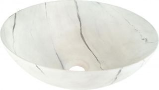 Зображення Умивальник Dune LAVABO LIGHT CALACATTA 40x40