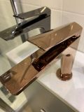 Изображение Змішувач для умивальника Newform Delta-Zero PVD Copper Bronze 