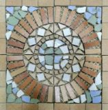 Изображение Плитка GresAragon Пано Roseton Ref.60 50*50 коричнева бежева синя зелена