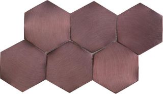 Зображення Мозаїка Dune 188528 ICON COPPER 28*16,2 мідного кольору гексагональна