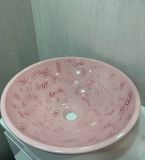 Picture of Умивальник рожевий Marca Corona Lavabo Rosa 47*47*14 