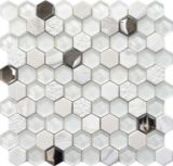 Picture of Мозаїка Mosavit Hexa Mosa White 30*31.5