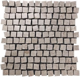 Зображення Мозаїка Dune 187772 Mosaico Diurne Grey 32.5*32.5 сіра керамічна