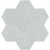 Изображение Плитка Dune 188591 Magnet Exa Argent 15×17 cm срібна, сіра сатинована керамограніт
